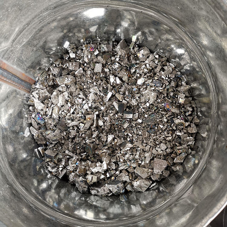 Ferro Vanadium FeV50 Iron Alloy Silver Lump